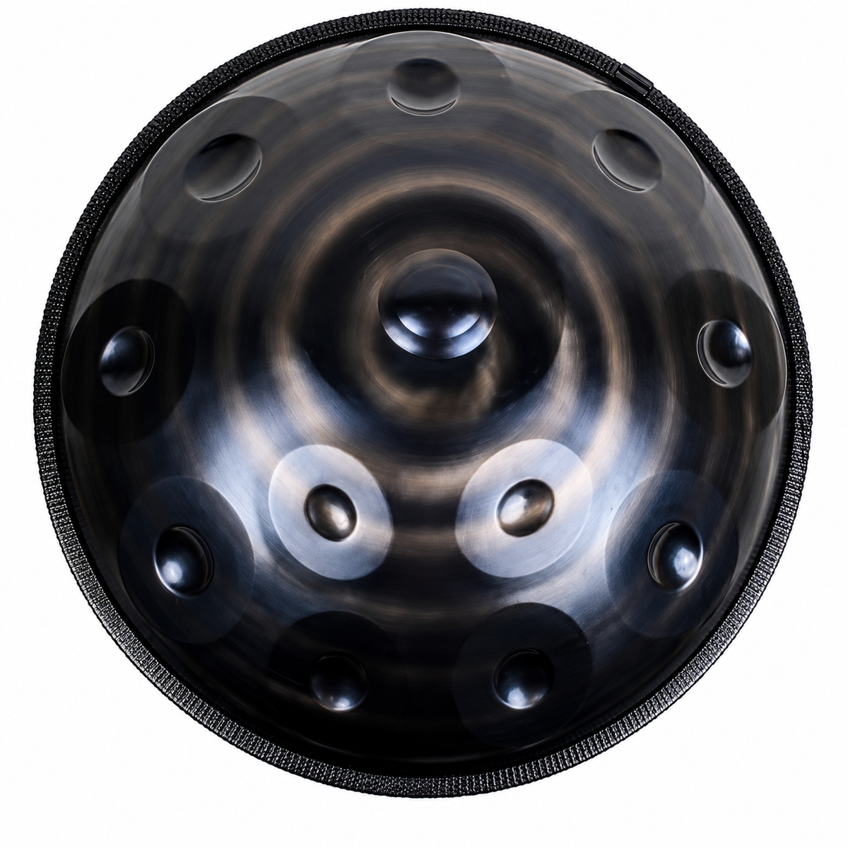 Handpan 12 notes noir bronze