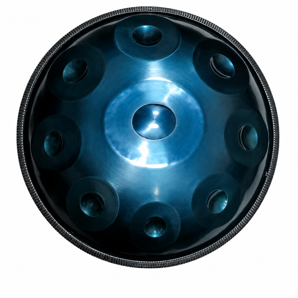 Handpan 9 notes bleu