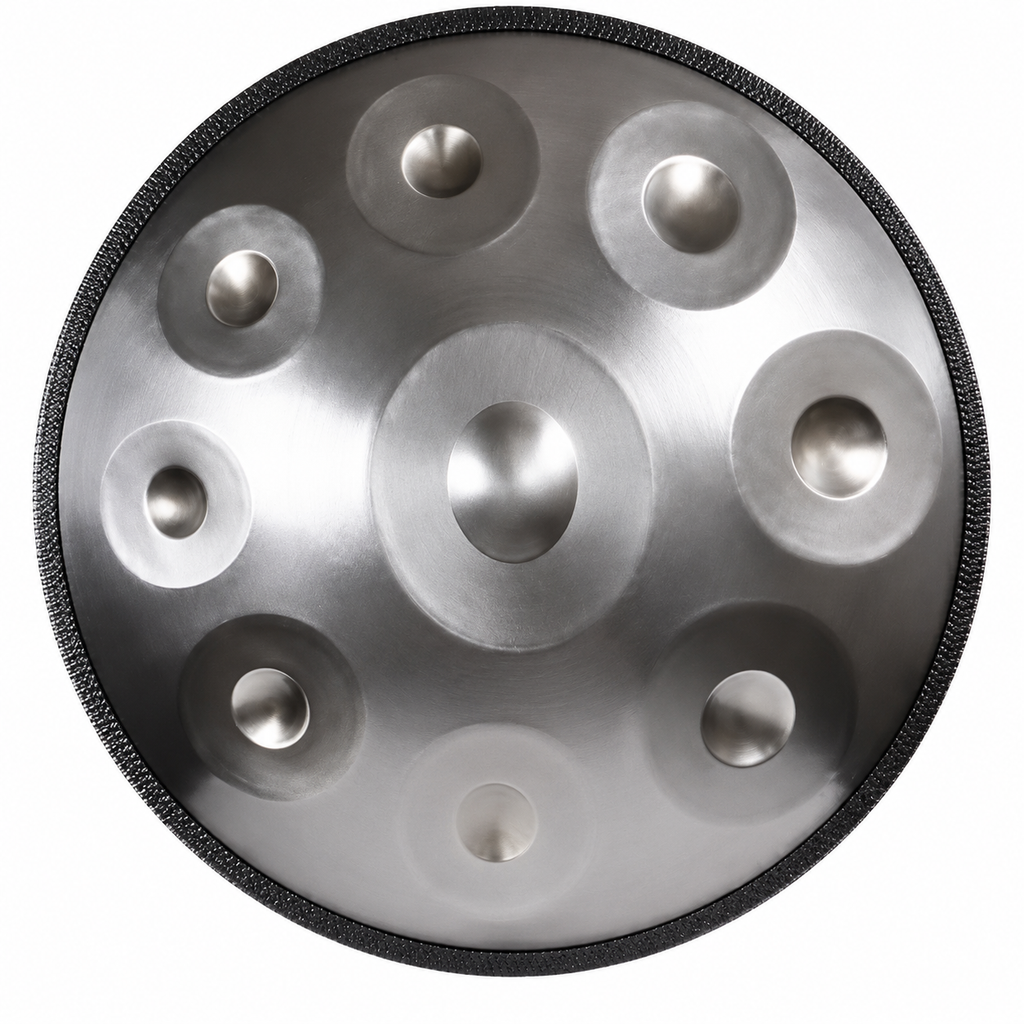 Handpan 9 notes argent
