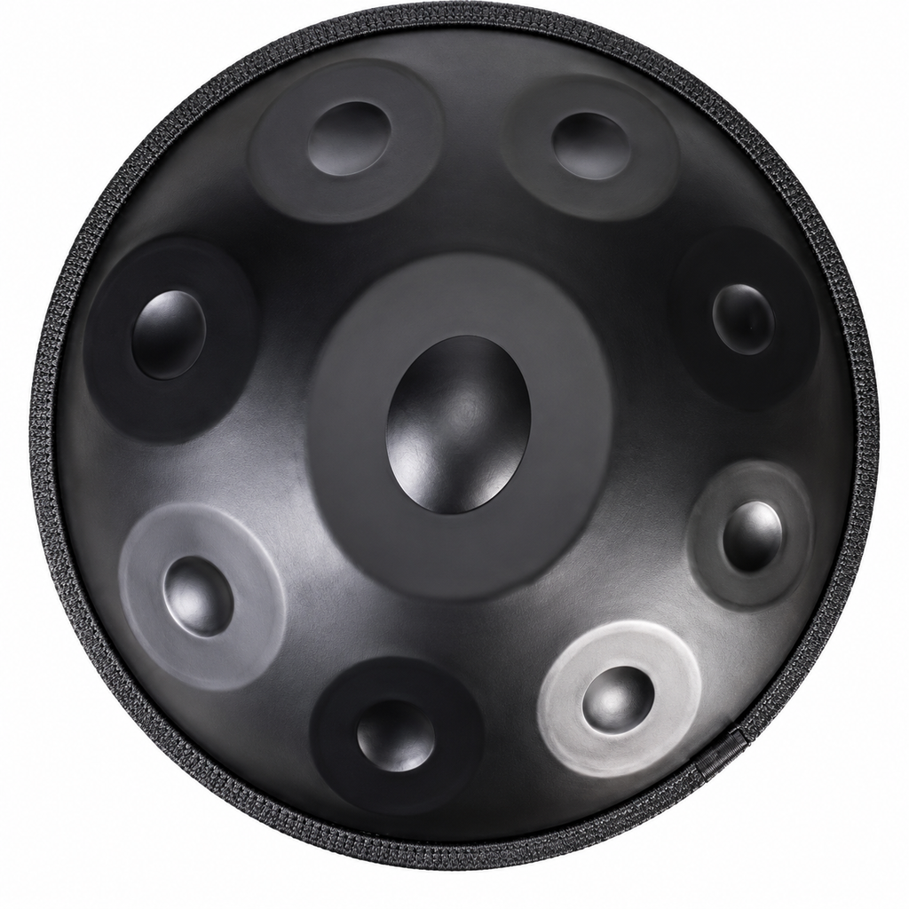 Handpan 9 notes noir mat