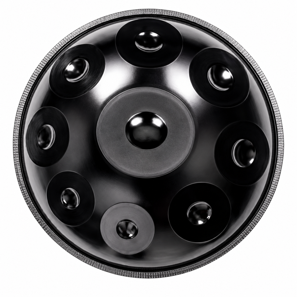 handpan 9 notes noir
