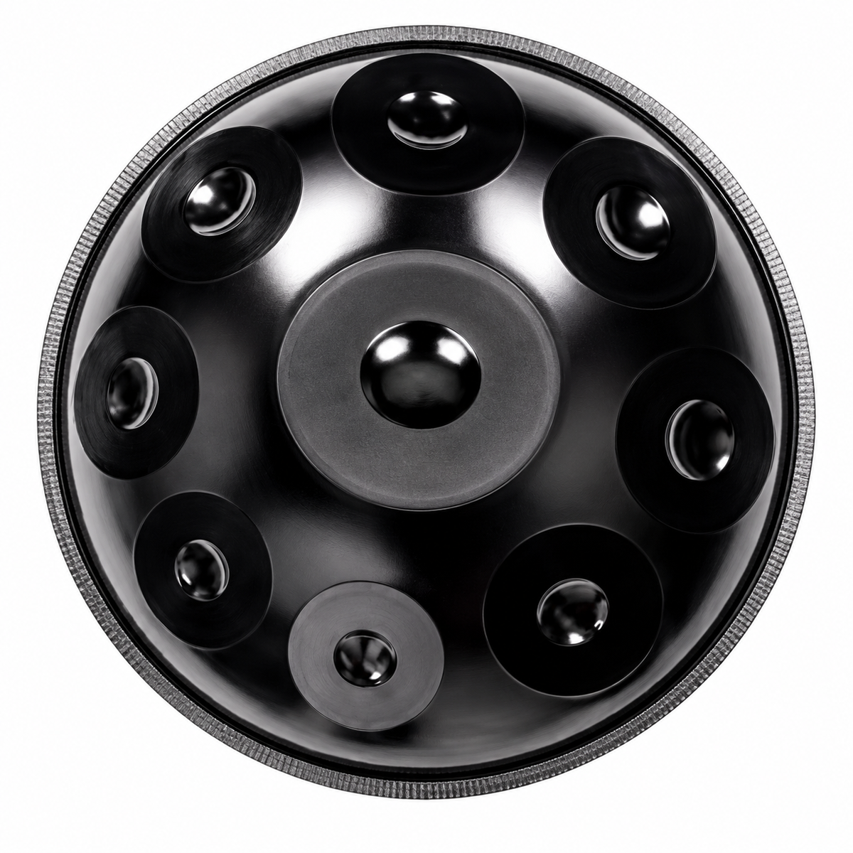 handpan 9 notes noir