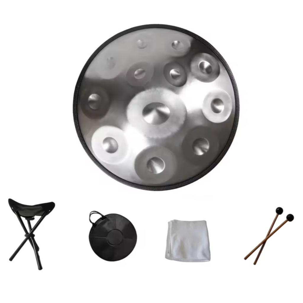 Handpan argent 12 notes