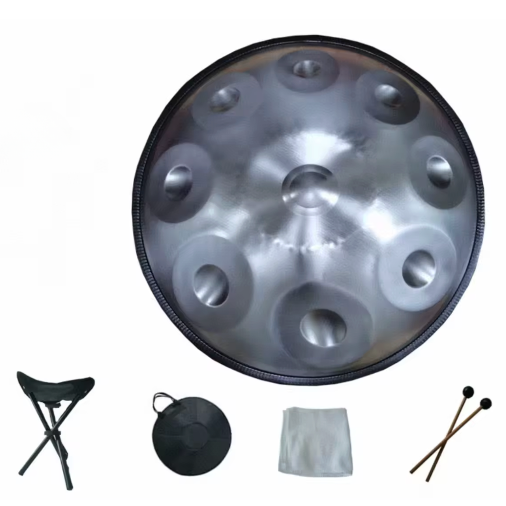 Handpan argenté 9 notes