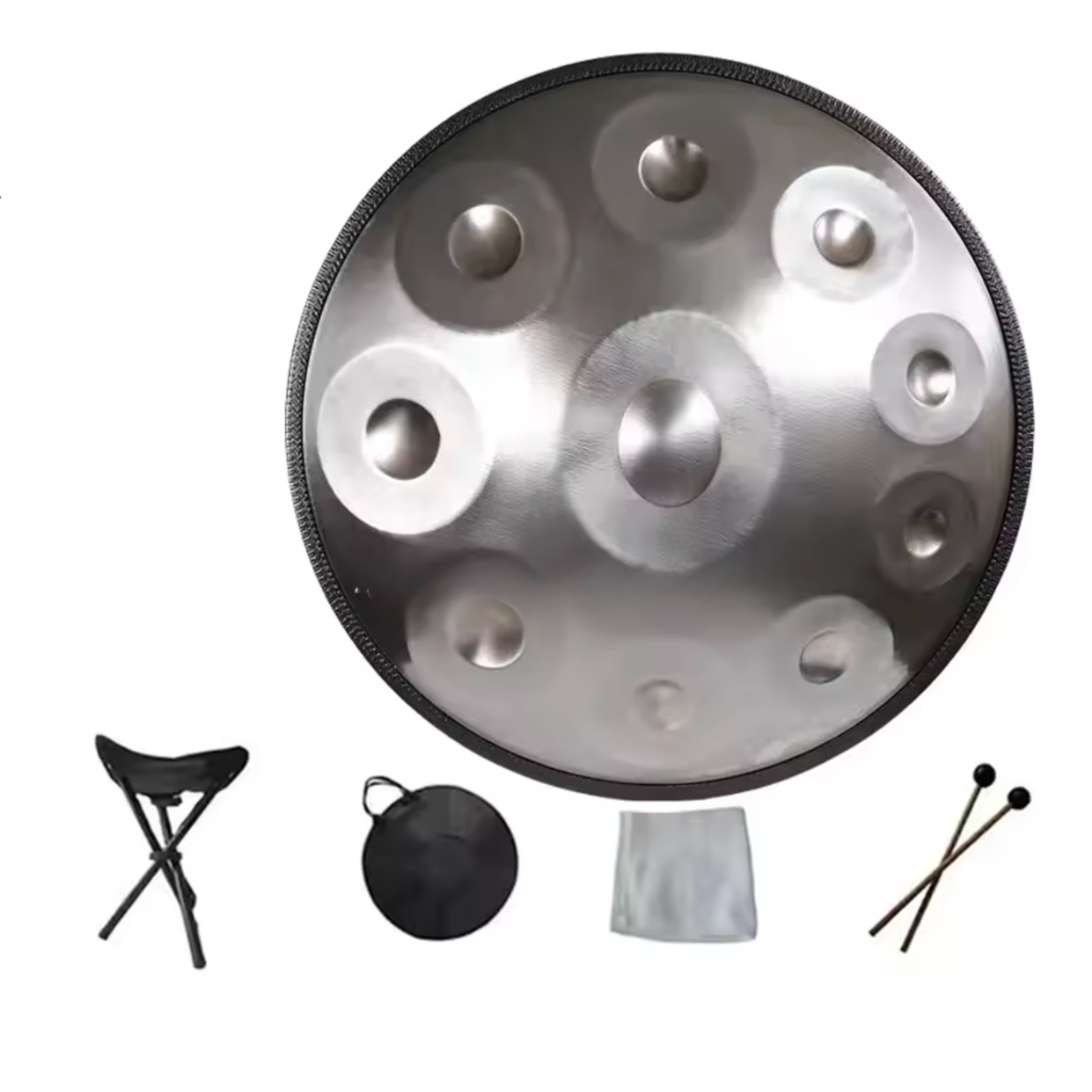 Handpan argent 10 notes