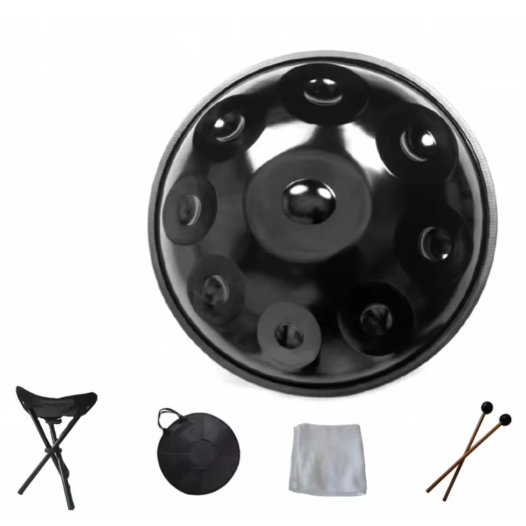 Handpan noir 9 notes