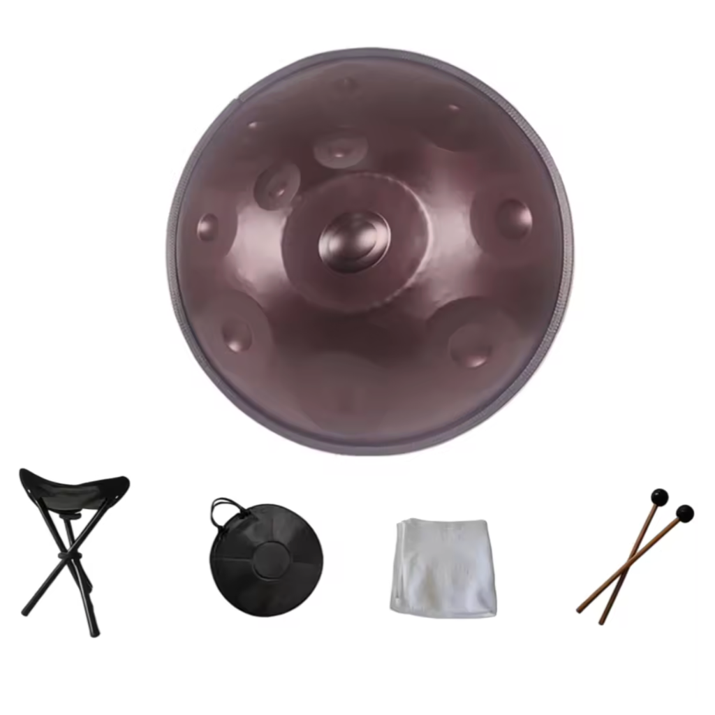 Handpan violet métallisé 12 notes